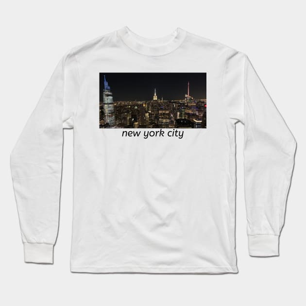 New York City Long Sleeve T-Shirt by Ash&Aim Tees